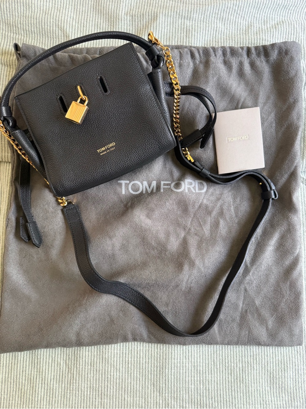 Tom Ford Small Padlock Top Handle Bag